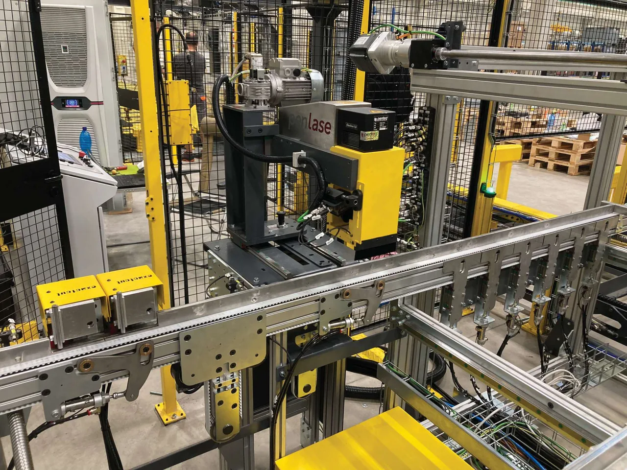 Customized ExactCut production line — automated cutting and handling